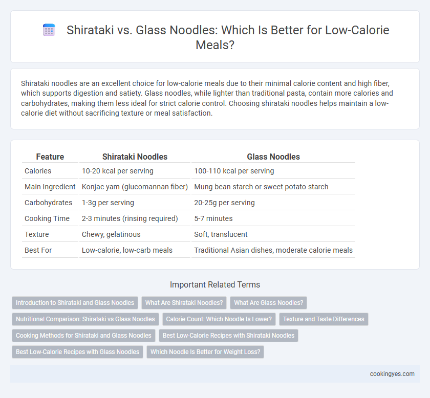 Shirataki vs. Glass Noodles: Which Is Better for Low-Calorie Meals?