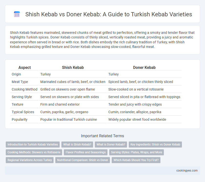 Shish Kebab vs Doner Kebab: A Guide to Turkish Kebab Varieties