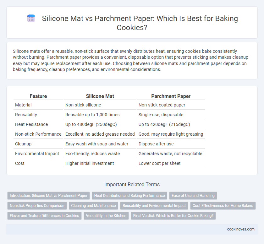 Silicone Mat vs Parchment Paper: Which Is Best for Baking Cookies?