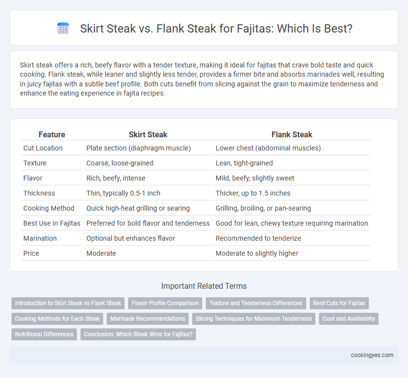 Skirt Steak vs. Flank Steak for Fajitas: Which Is Best?