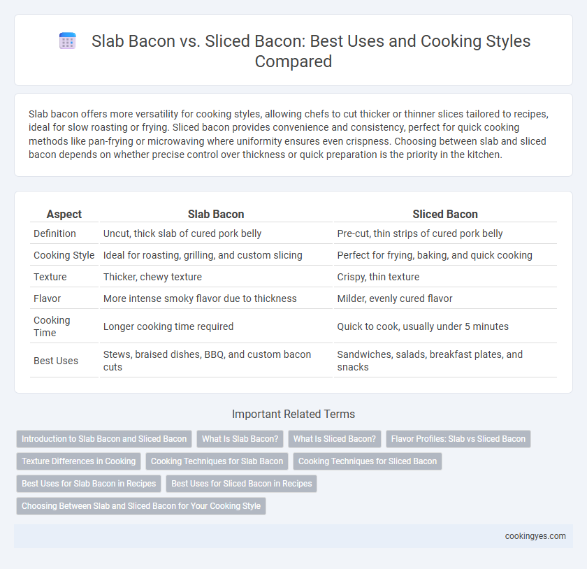 Slab Bacon vs. Sliced Bacon: Best Uses and Cooking Styles Compared