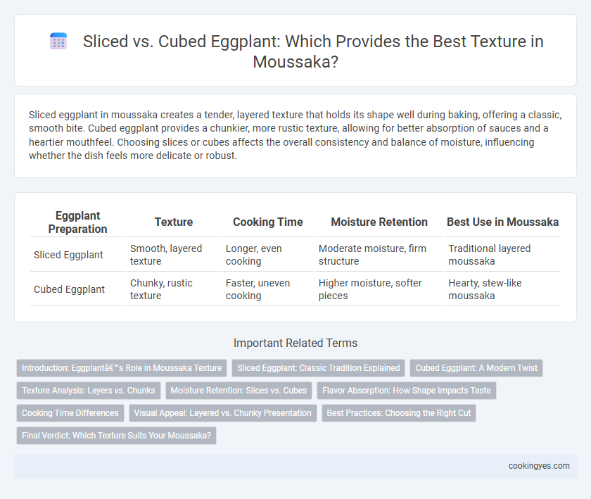 Sliced vs. Cubed Eggplant: Which Provides the Best Texture in Moussaka?