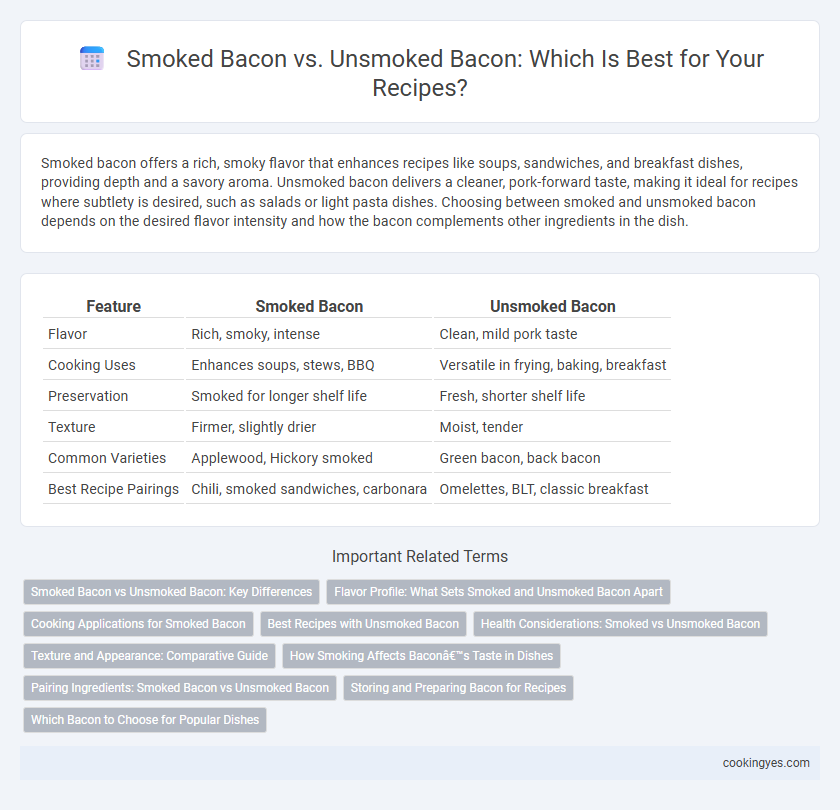 Smoked Bacon vs. Unsmoked Bacon: Which Is Best for Your Recipes?