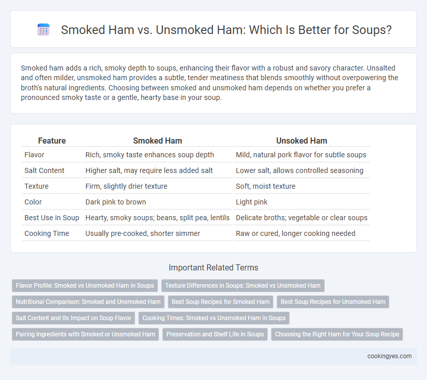 Smoked Ham vs. Unsmoked Ham: Which Is Better for Soups?