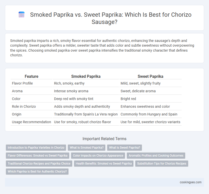 Smoked Paprika vs. Sweet Paprika: Which Is Best for Chorizo Sausage?