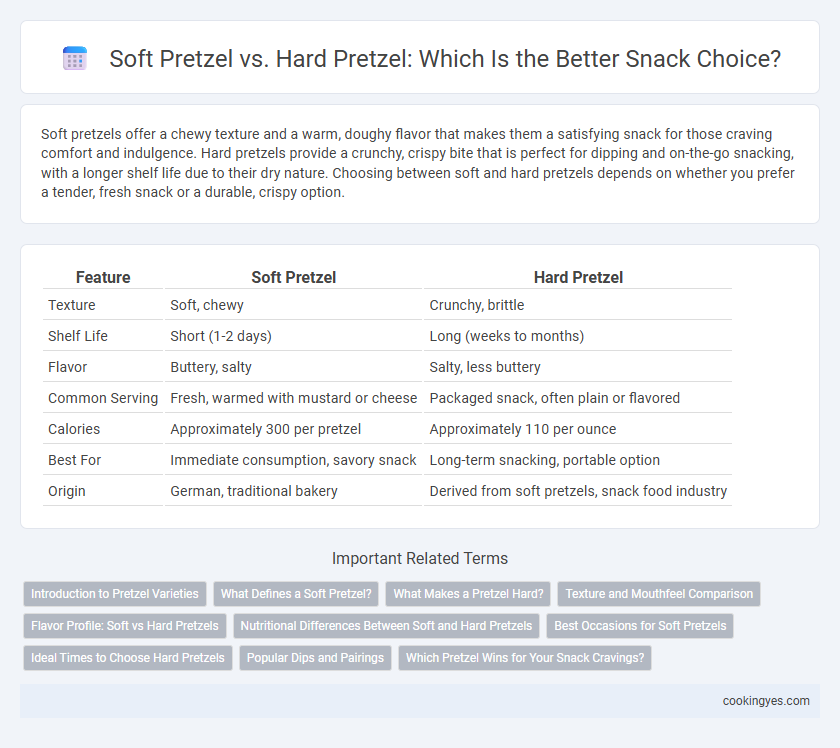 Soft Pretzel vs. Hard Pretzel: Which Is the Better Snack Choice?