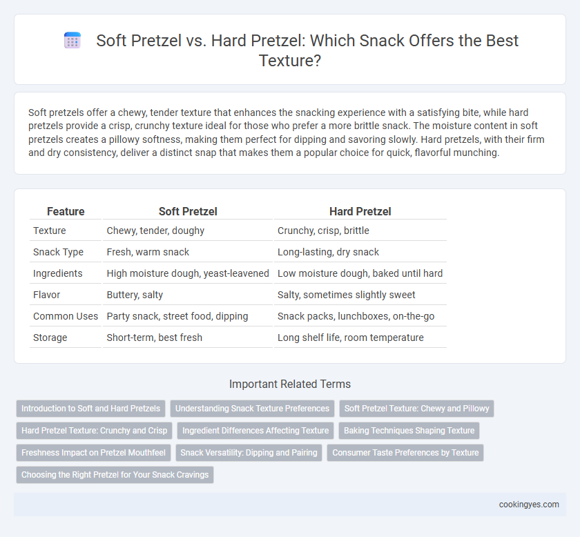Soft Pretzel vs. Hard Pretzel: Which Snack Offers the Best Texture?