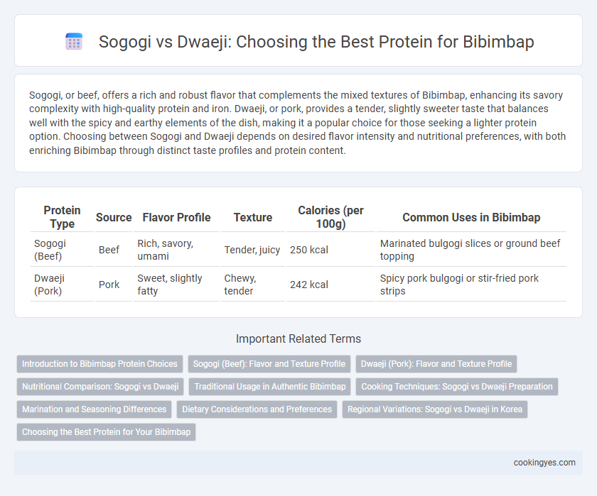 Sogogi vs Dwaeji: Choosing the Best Protein for Bibimbap