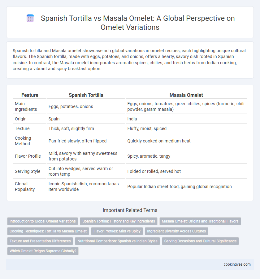 Spanish Tortilla vs Masala Omelet: A Global Perspective on Omelet Variations