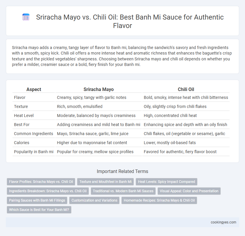 Sriracha Mayo vs. Chili Oil: Best Banh Mi Sauce for Authentic Flavor