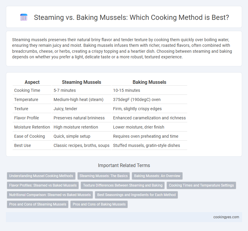 Steaming vs. Baking Mussels: Which Cooking Method is Best?