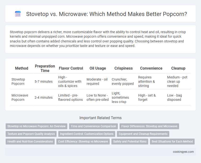 Stovetop vs. Microwave: Which Method Makes Better Popcorn?