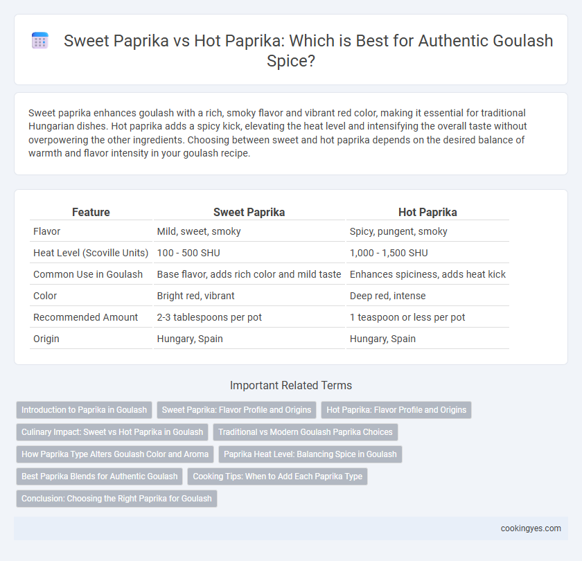 Sweet Paprika vs Hot Paprika: Which is Best for Authentic Goulash Spice?