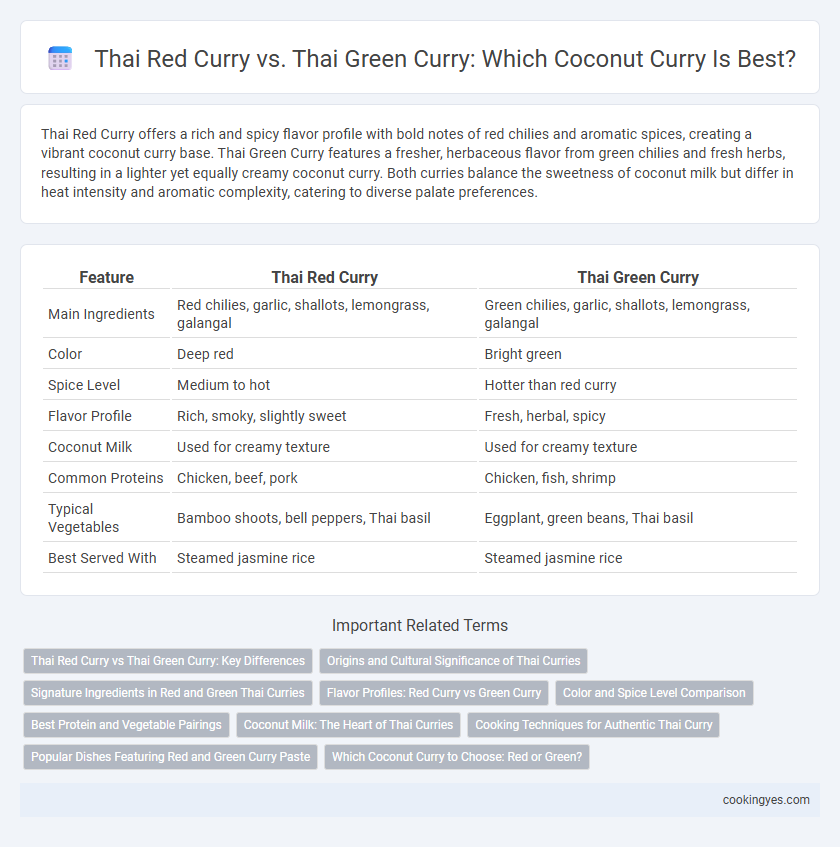 Thai Red Curry vs. Thai Green Curry: Which Coconut Curry Is Best?
