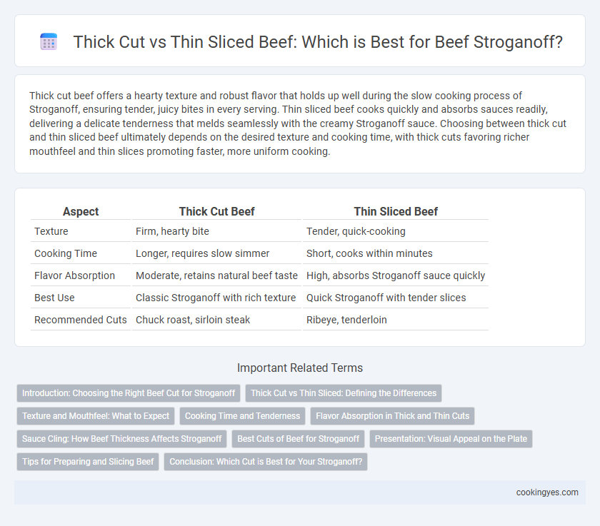 Thick Cut vs Thin Sliced Beef: Which is Best for Beef Stroganoff?