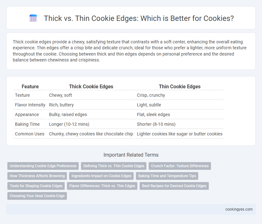 Thick vs. Thin Cookie Edges: Which is Better for Cookies?