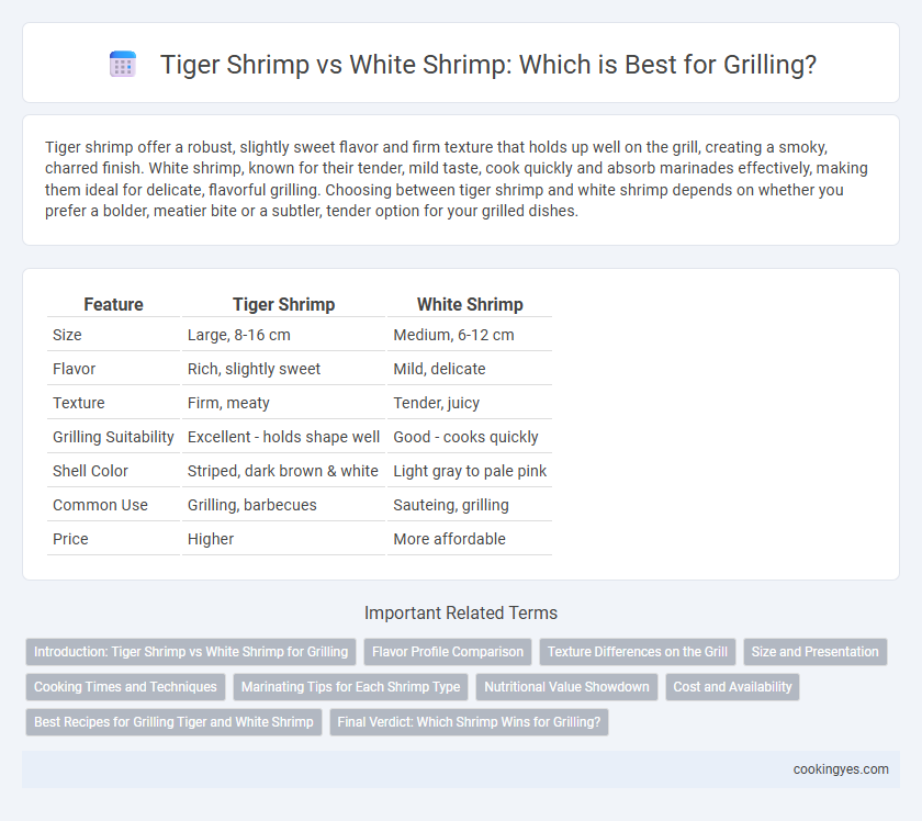 Tiger Shrimp vs White Shrimp: Which is Best for Grilling?