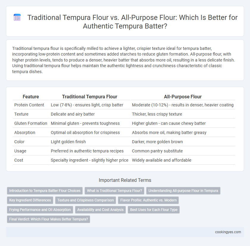 Traditional Tempura Flour vs. All-Purpose Flour: Which Is Better for Authentic Tempura Batter?