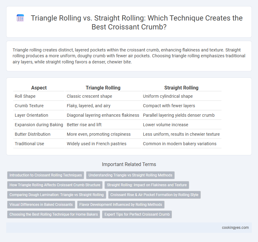 Triangle Rolling vs. Straight Rolling: Which Technique Creates the Best Croissant Crumb?