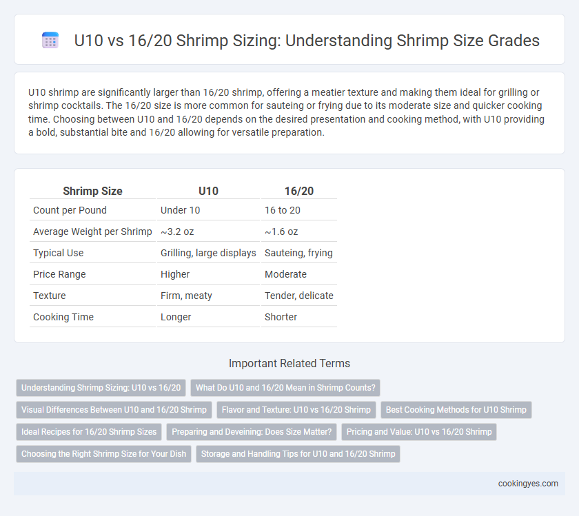 U10 vs 16/20 Shrimp Sizing: Understanding Shrimp Size Grades