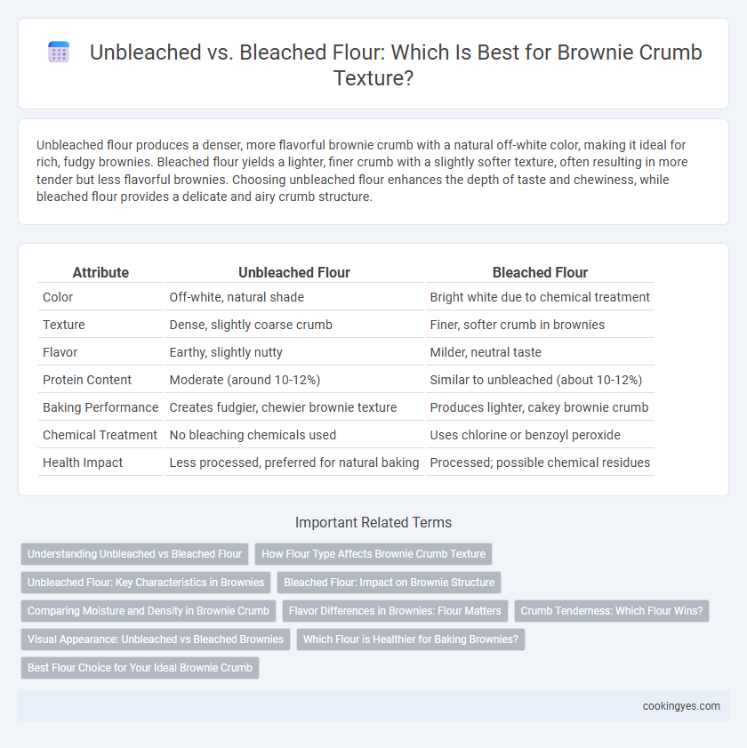 Unbleached vs. Bleached Flour: Which Is Best for Brownie Crumb Texture?