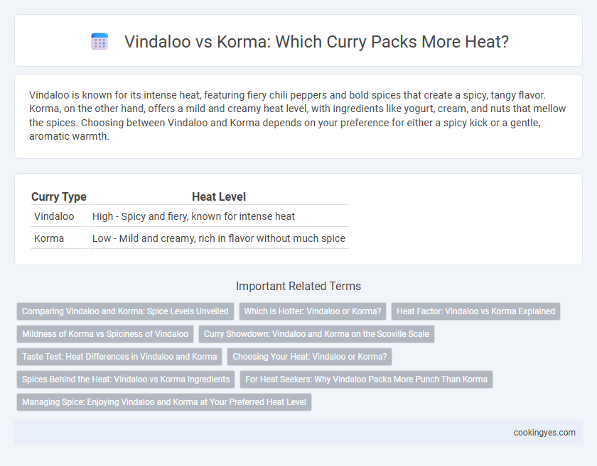 Vindaloo vs Korma: Which Curry Packs More Heat?