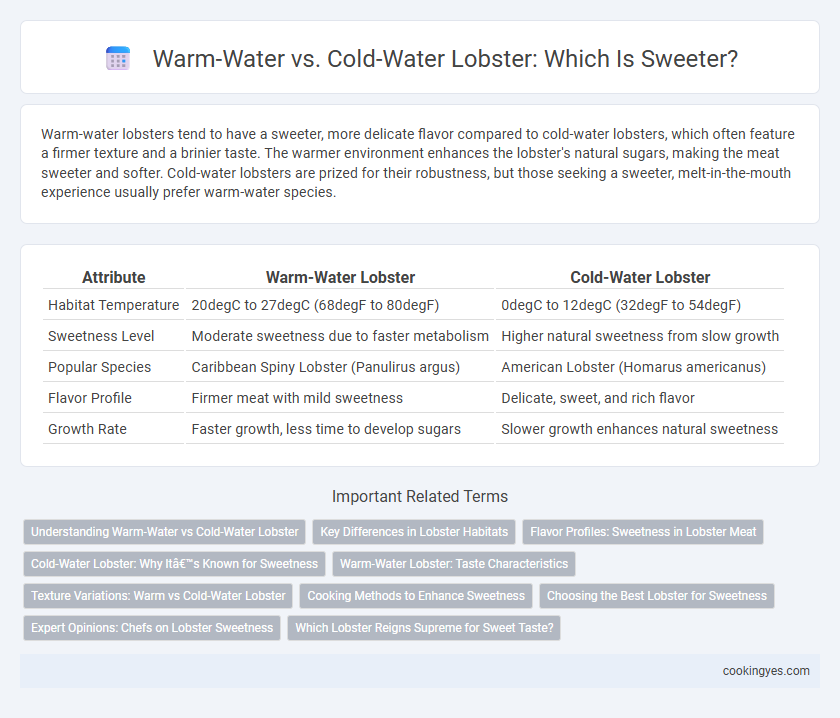 Warm-Water vs. Cold-Water Lobster: Which Is Sweeter?