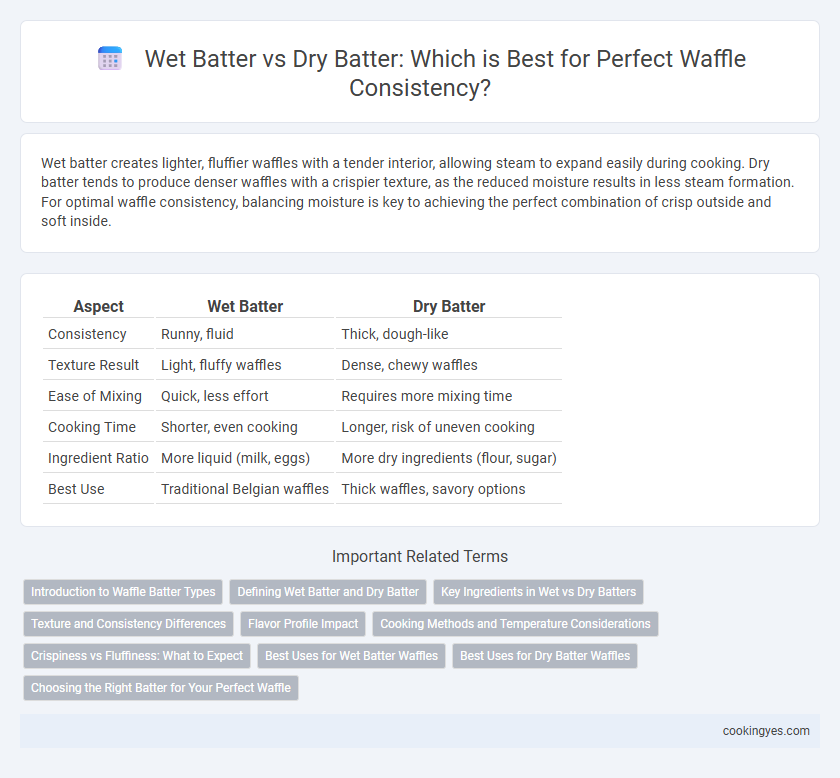Wet Batter vs Dry Batter: Which is Best for Perfect Waffle Consistency?