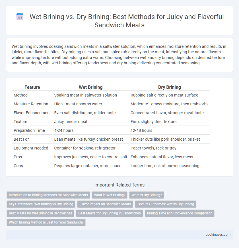 Wet Brining vs. Dry Brining: Best Methods for Juicy and Flavorful Sandwich Meats