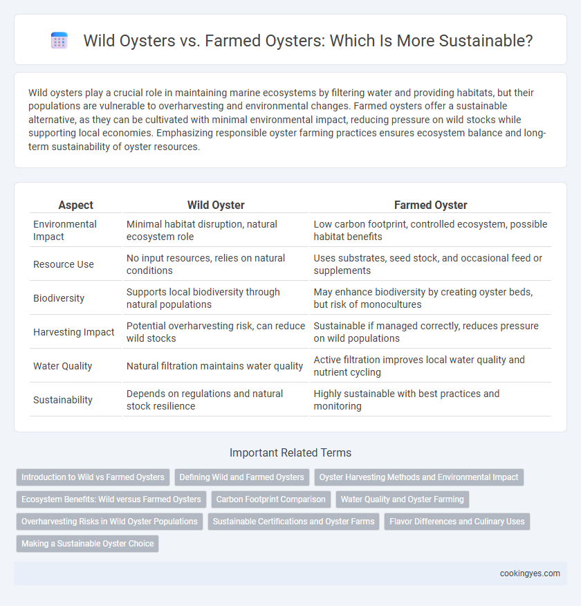 Wild Oysters vs. Farmed Oysters: Which Is More Sustainable?