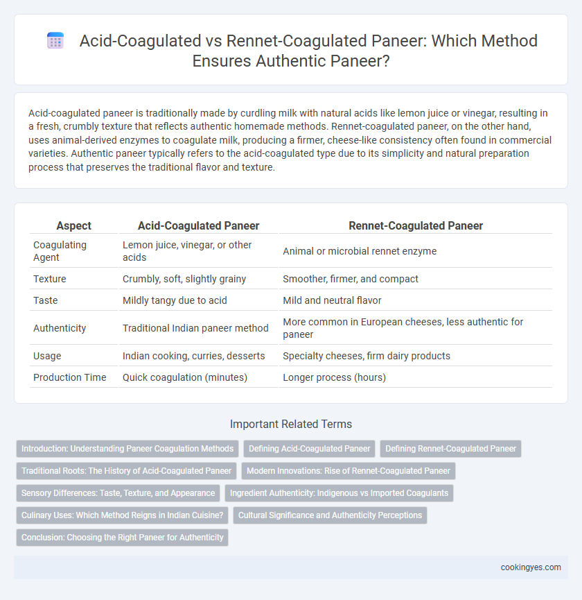 Acid-Coagulated vs Rennet-Coagulated Paneer: Which Method Ensures Authentic Paneer?