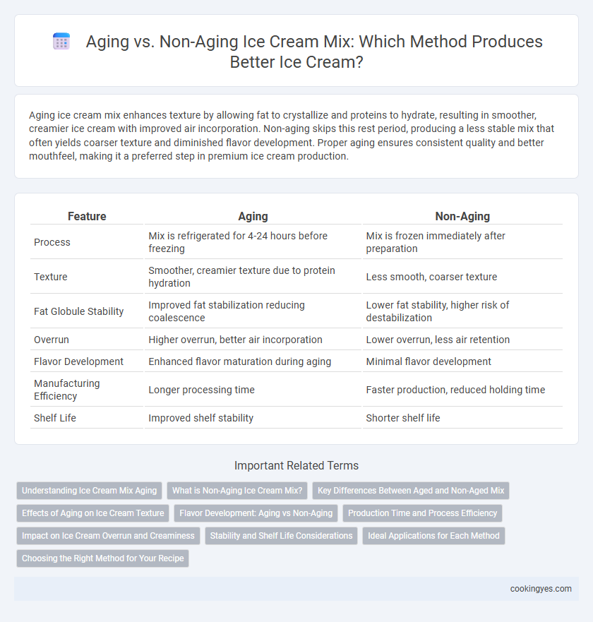 Aging vs. Non-Aging Ice Cream Mix: Which Method Produces Better Ice Cream?