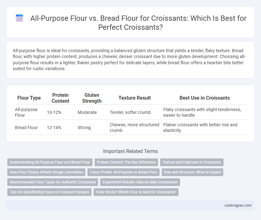 All-Purpose Flour vs. Bread Flour for Croissants: Which Is Best for Perfect Croissants?