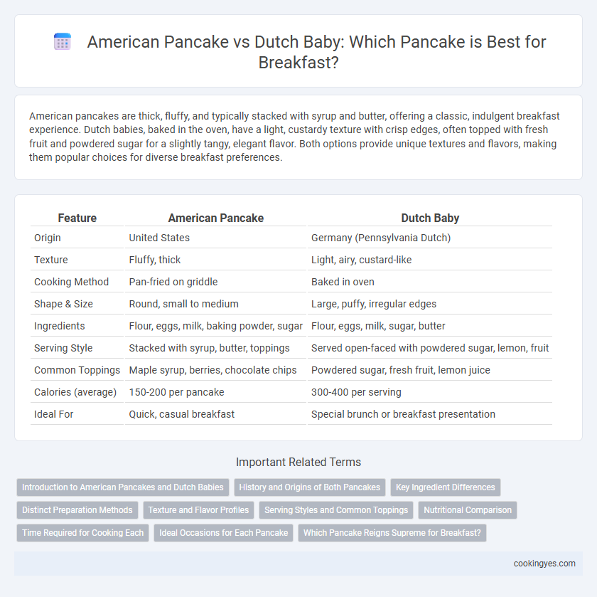 American Pancake vs Dutch Baby: Which Pancake is Best for Breakfast?