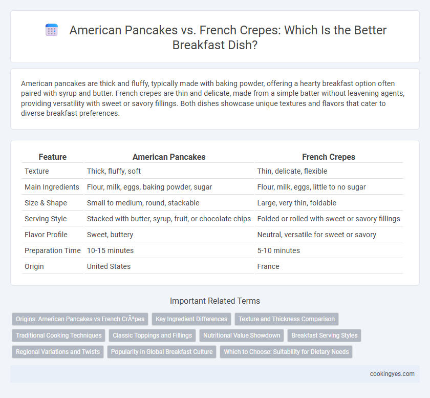 American Pancakes vs. French Crepes: Which Is the Better Breakfast Dish?