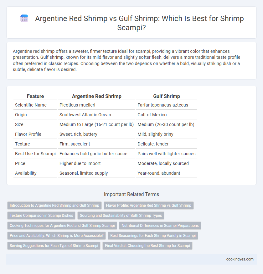 Argentine Red Shrimp vs Gulf Shrimp: Which Is Best for Shrimp Scampi?
