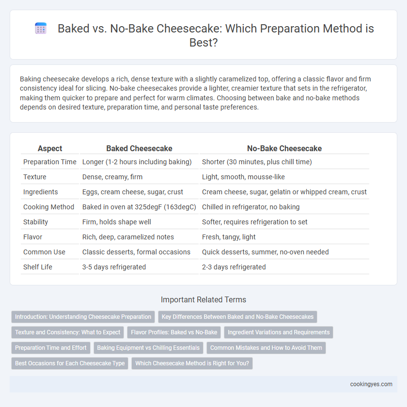 Baked vs. No-Bake Cheesecake: Which Preparation Method is Best?