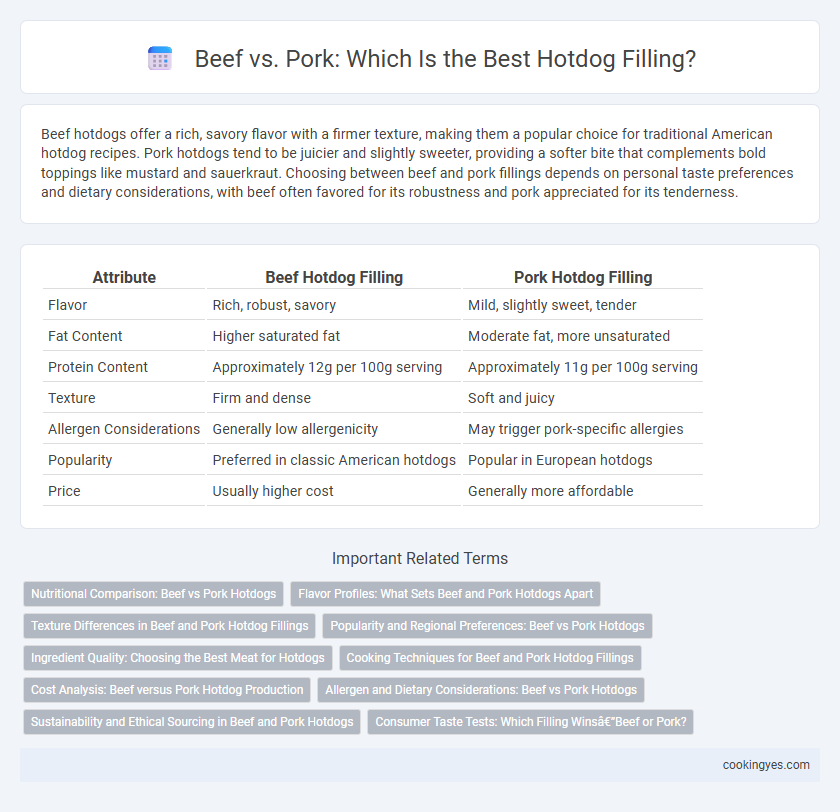 Beef vs. Pork: Which Is the Best Hotdog Filling?