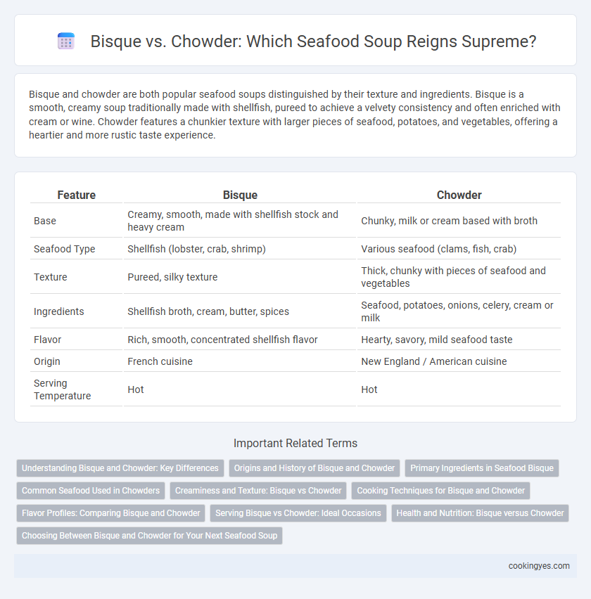 Bisque vs. Chowder: Which Seafood Soup Reigns Supreme?