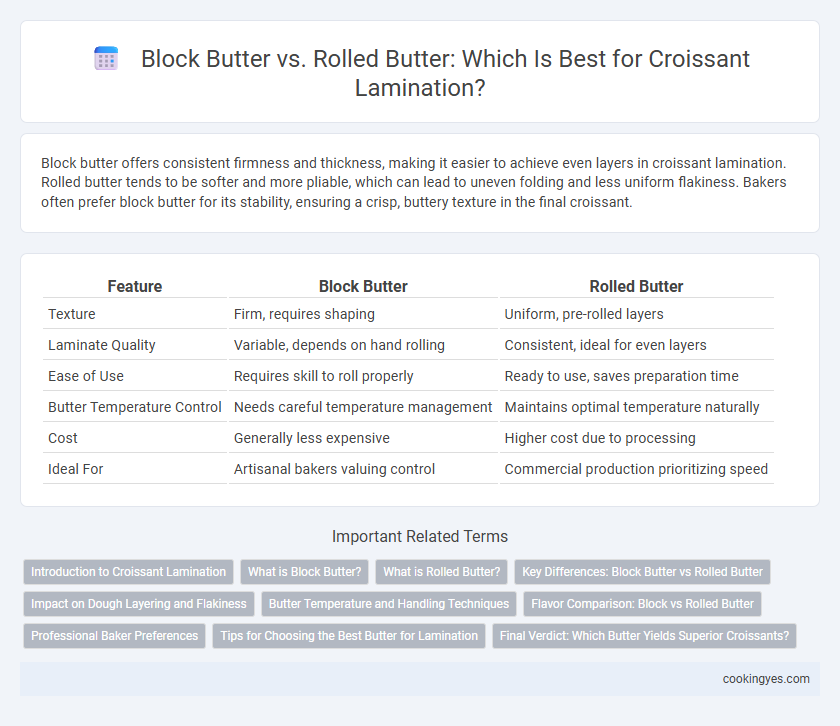Block Butter vs. Rolled Butter: Which Is Best for Croissant Lamination?