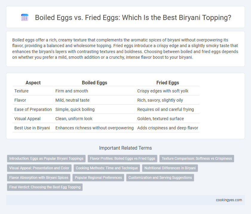 Boiled Eggs vs. Fried Eggs: Which Is the Best Biryani Topping?