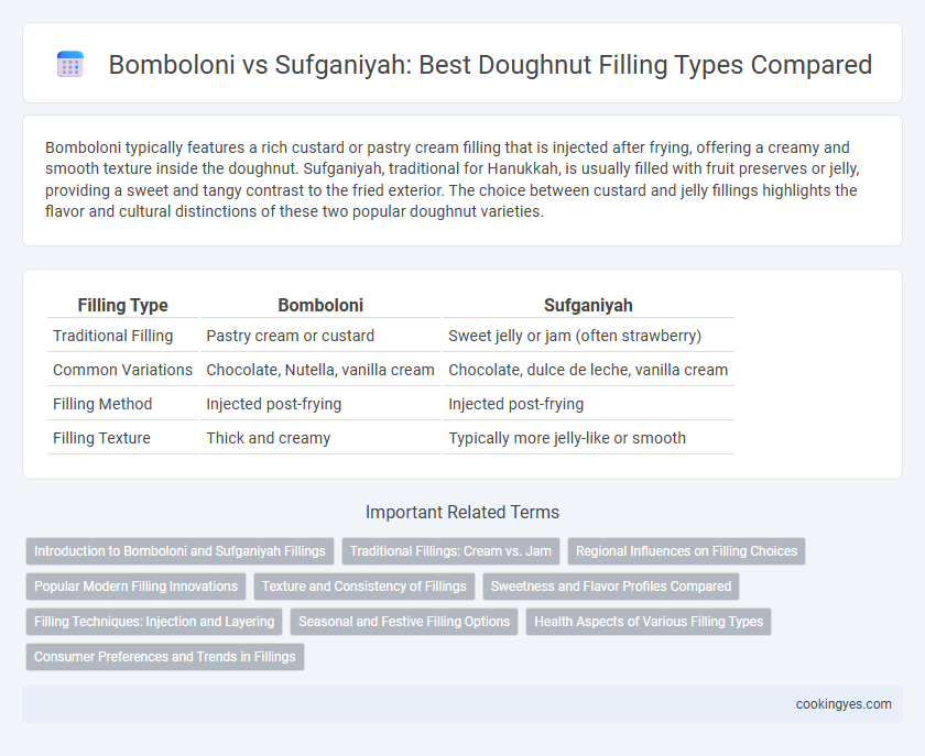 Bomboloni vs Sufganiyah: Best Doughnut Filling Types Compared