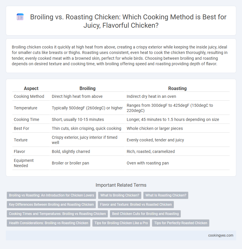 Broiling vs. Roasting Chicken: Which Cooking Method is Best for Juicy, Flavorful Chicken?