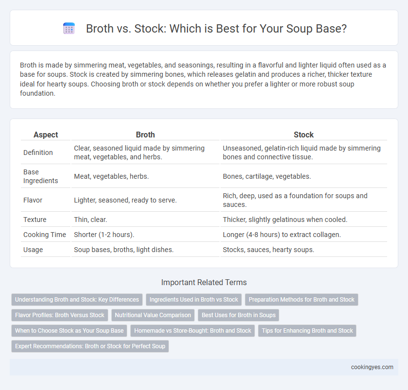Broth vs. Stock: Which is Best for Your Soup Base?