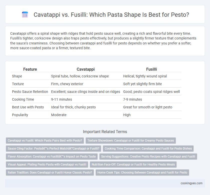 Cavatappi vs. Fusilli: Which Pasta Shape Is Best for Pesto?
