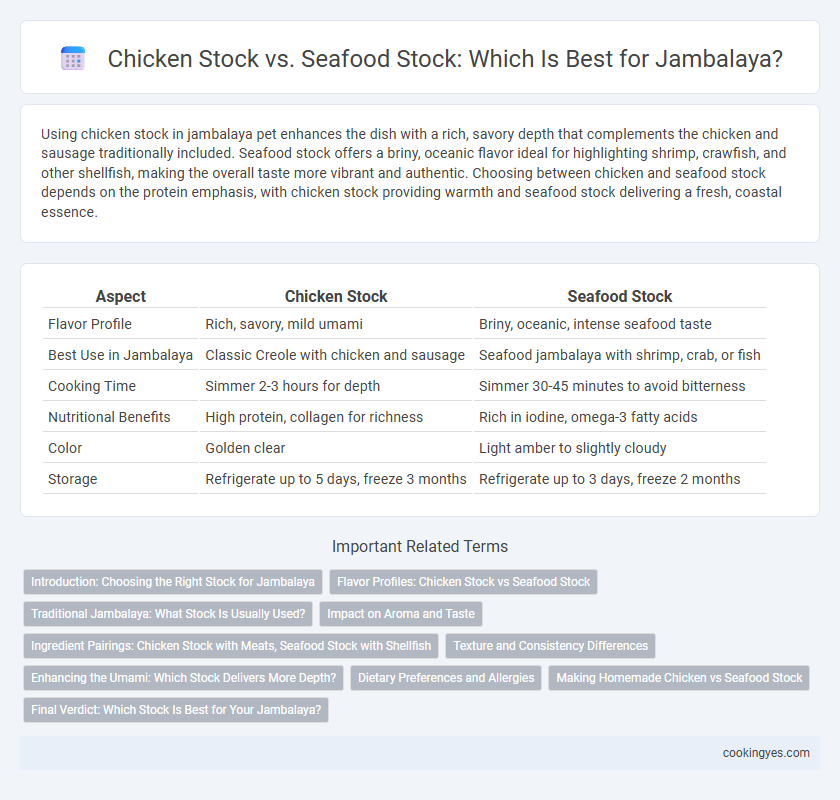 Chicken Stock vs. Seafood Stock: Which Is Best for Jambalaya?