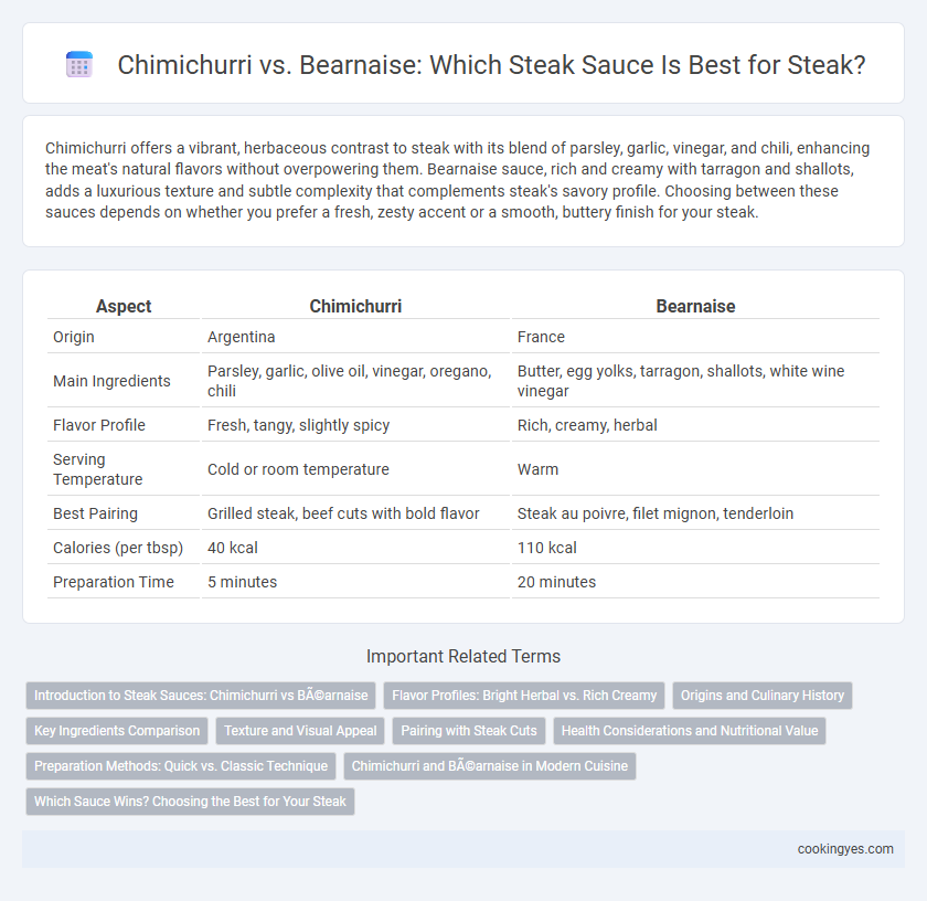Chimichurri vs. Bearnaise: Which Steak Sauce Is Best for Steak?