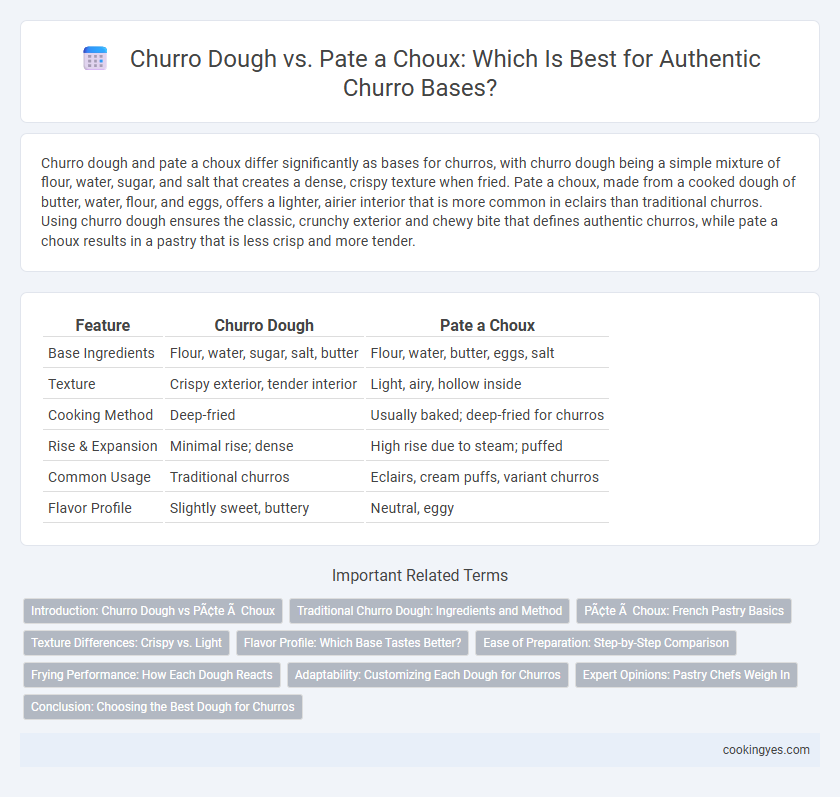 Churro Dough vs. Pate a Choux: Which Is Best for Authentic Churro Bases?