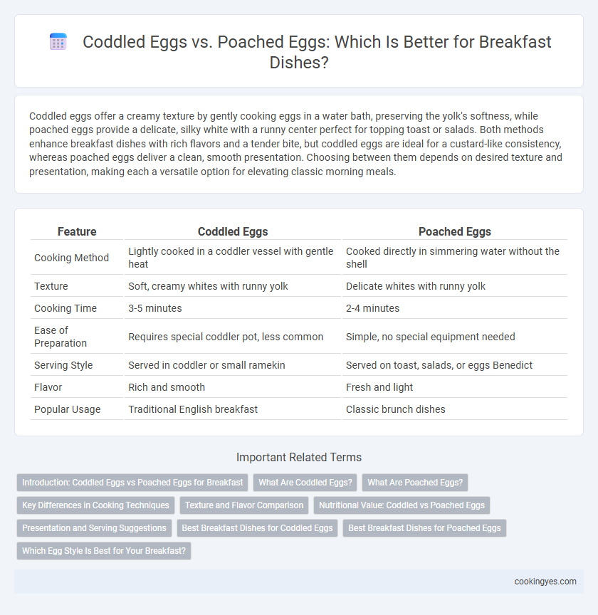 Coddled Eggs vs. Poached Eggs: Which Is Better for Breakfast Dishes?