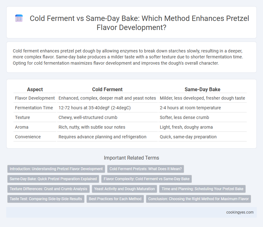Cold Ferment vs Same-Day Bake: Which Method Enhances Pretzel Flavor Development?